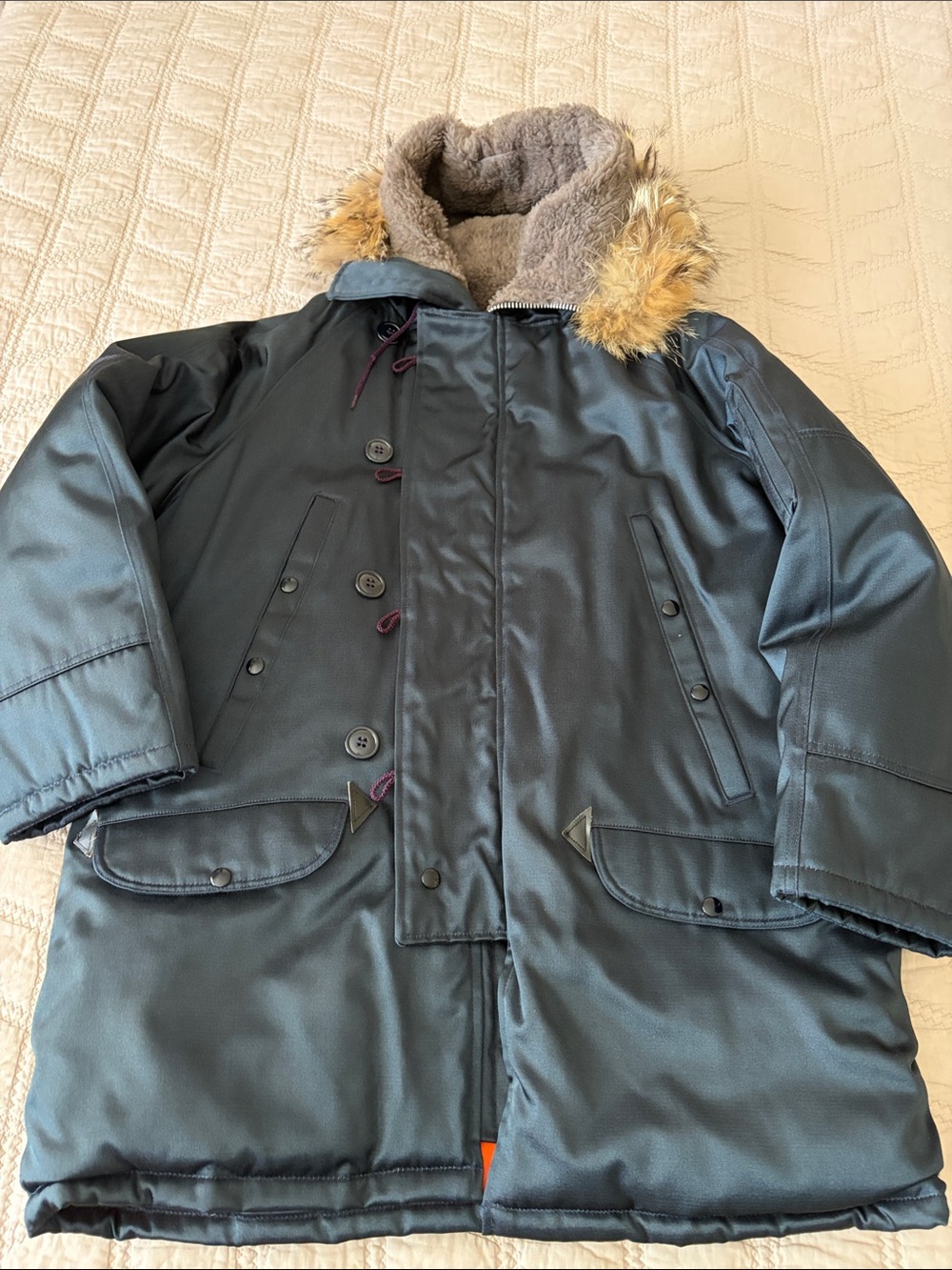 Golden Fleece Industrial Outerwear w Hood - Size 44 - EUC